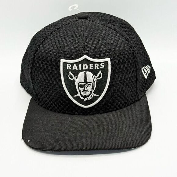 New Era Other - 9Fifty NFL New Era Oakland Raiders Canvas Snap Back Adjustable Baseball Hat Cap